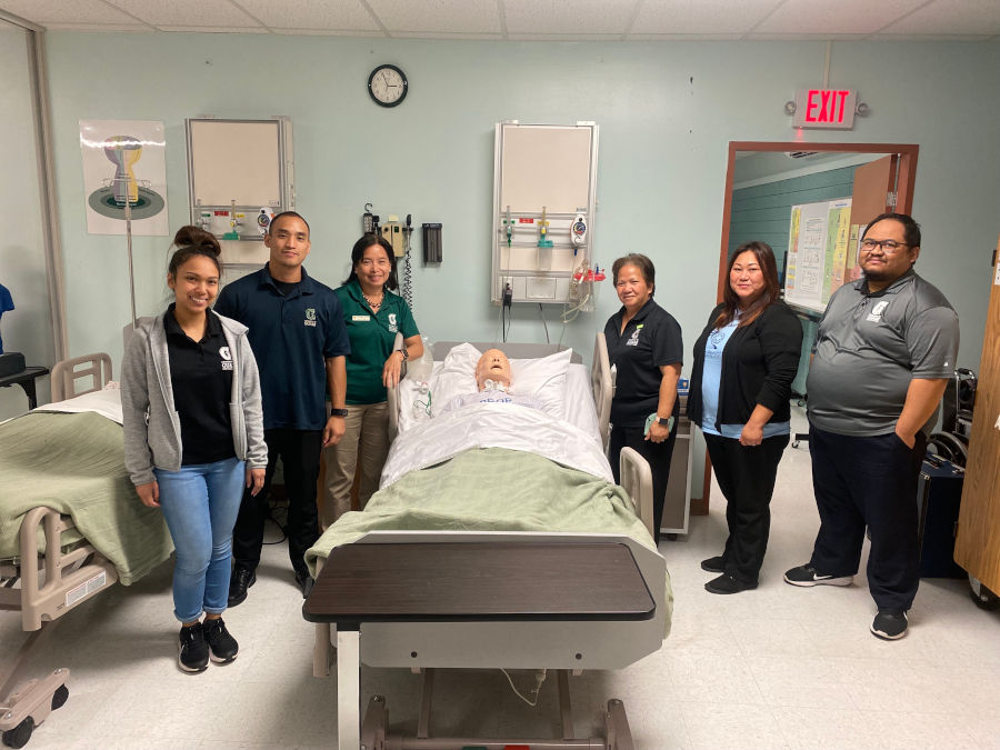 The University of Guam’s partnership with island health-care facilities has opened new career paths