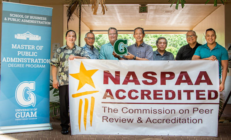 Members of the University of Guam’s Public Administration and Legal Studies core faculty