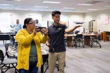 The University of Guam's Drone Corps teaches the first batch of teachers drone technology to help the educators spark learning in the classrooms