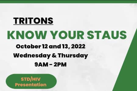 The STD/HIV Testing and vital sign screenings will be held on Oct. 12 and 13, 2022.