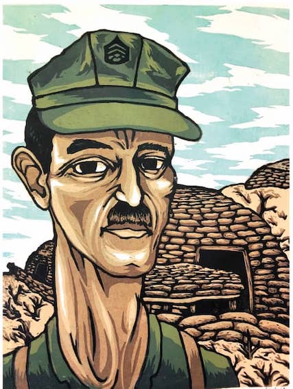 Illustration of Staff Sgt. Zeiss