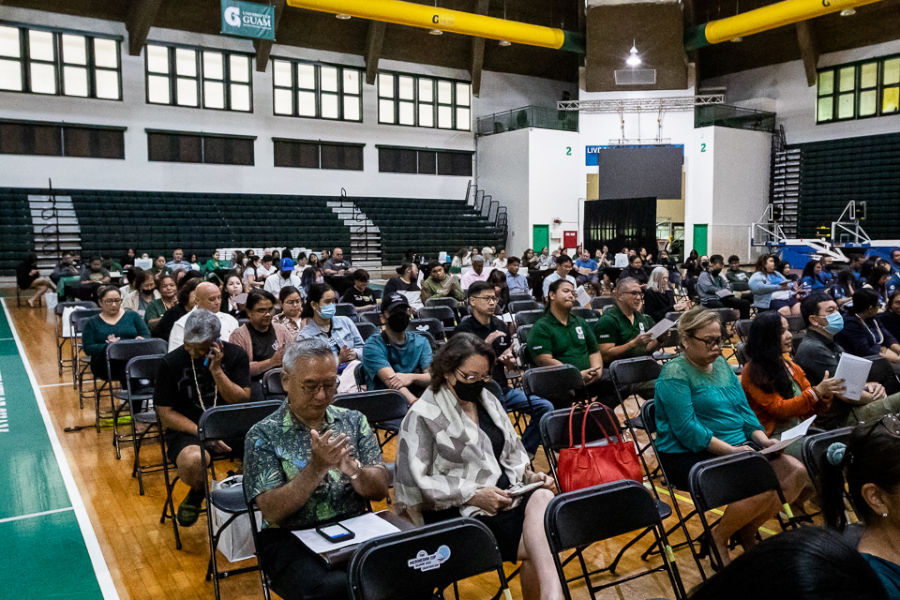 Members of the University Community showed up in support of the 2022 Triton Awards Program nominees and winners Nov. 30 at the Calvo Field House.