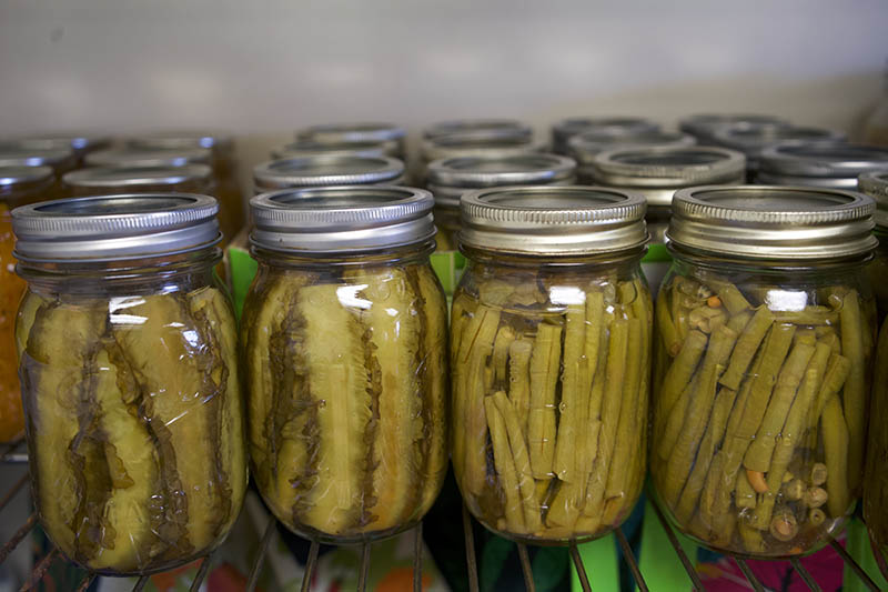 Pickled wingbeans and long beans