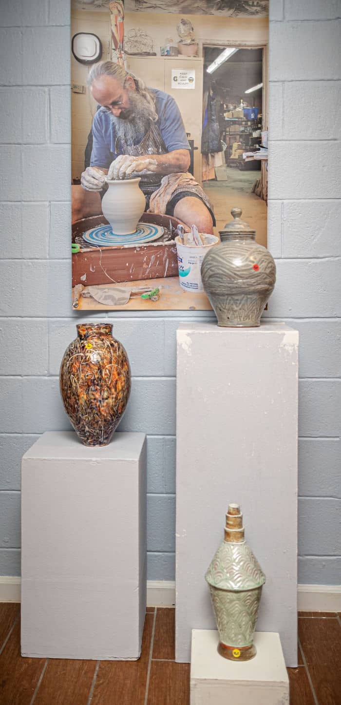 Unique pieces of ceramic artwork are featured at Ceramic Celebration XIII