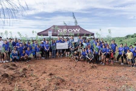 The BOH Foundation donated $10,000 to the GROW initiative, which made planting the 200 trees possible.