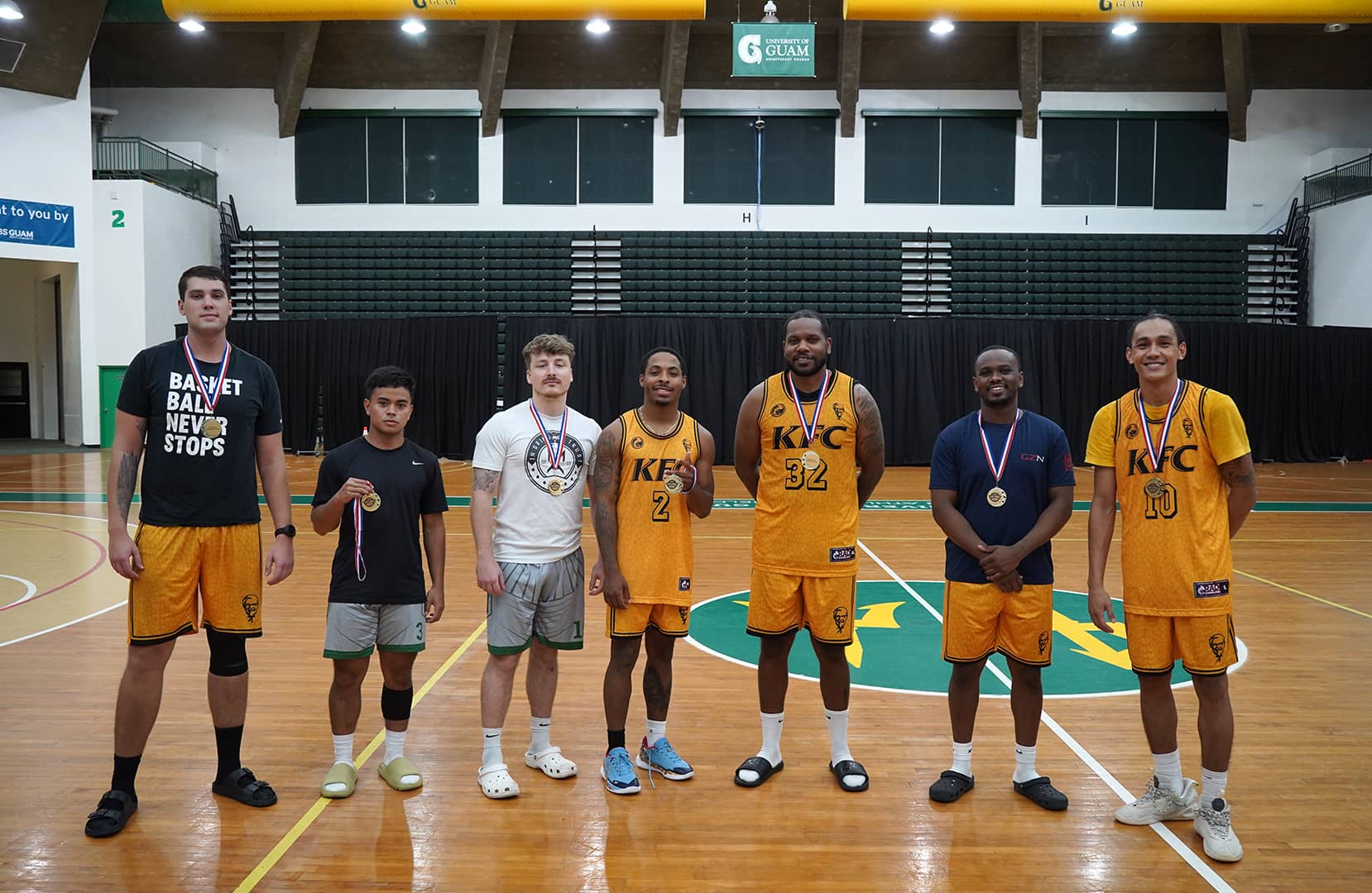 Triton Men’s Basketball League All-Tournament Team members