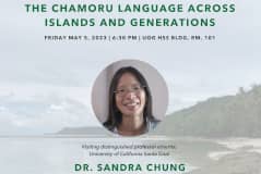 The public is invited to a presentation by Dr. Sandra Chung