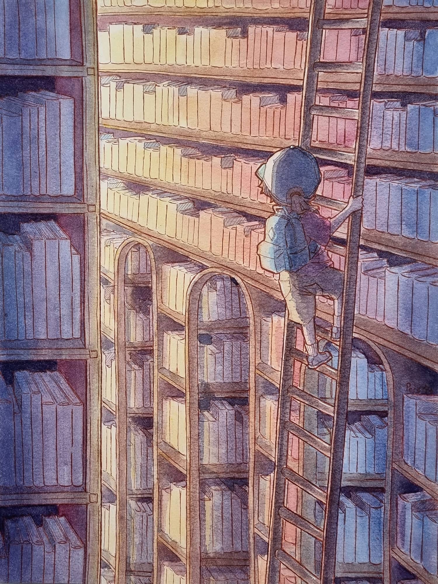 “The Bookstore” by Gleannie Pere