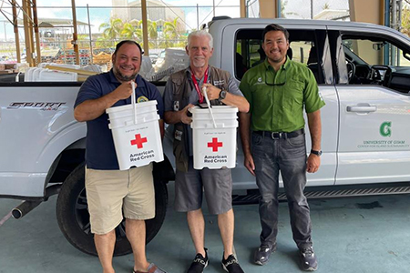 American Red Cross recently provided disaster aid kits for the Tritons Helping Tritons program