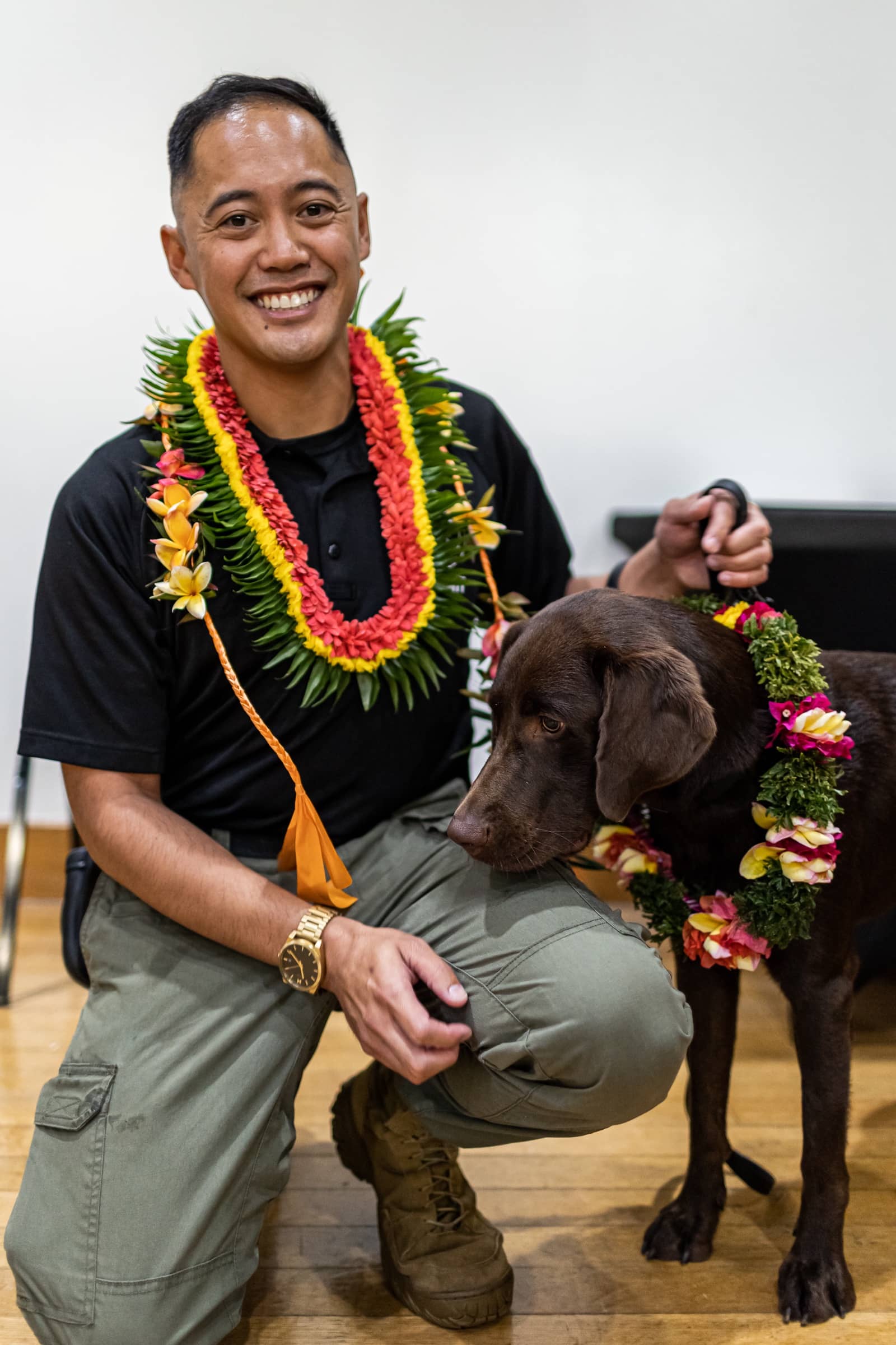 Garrett Certeza with Penny