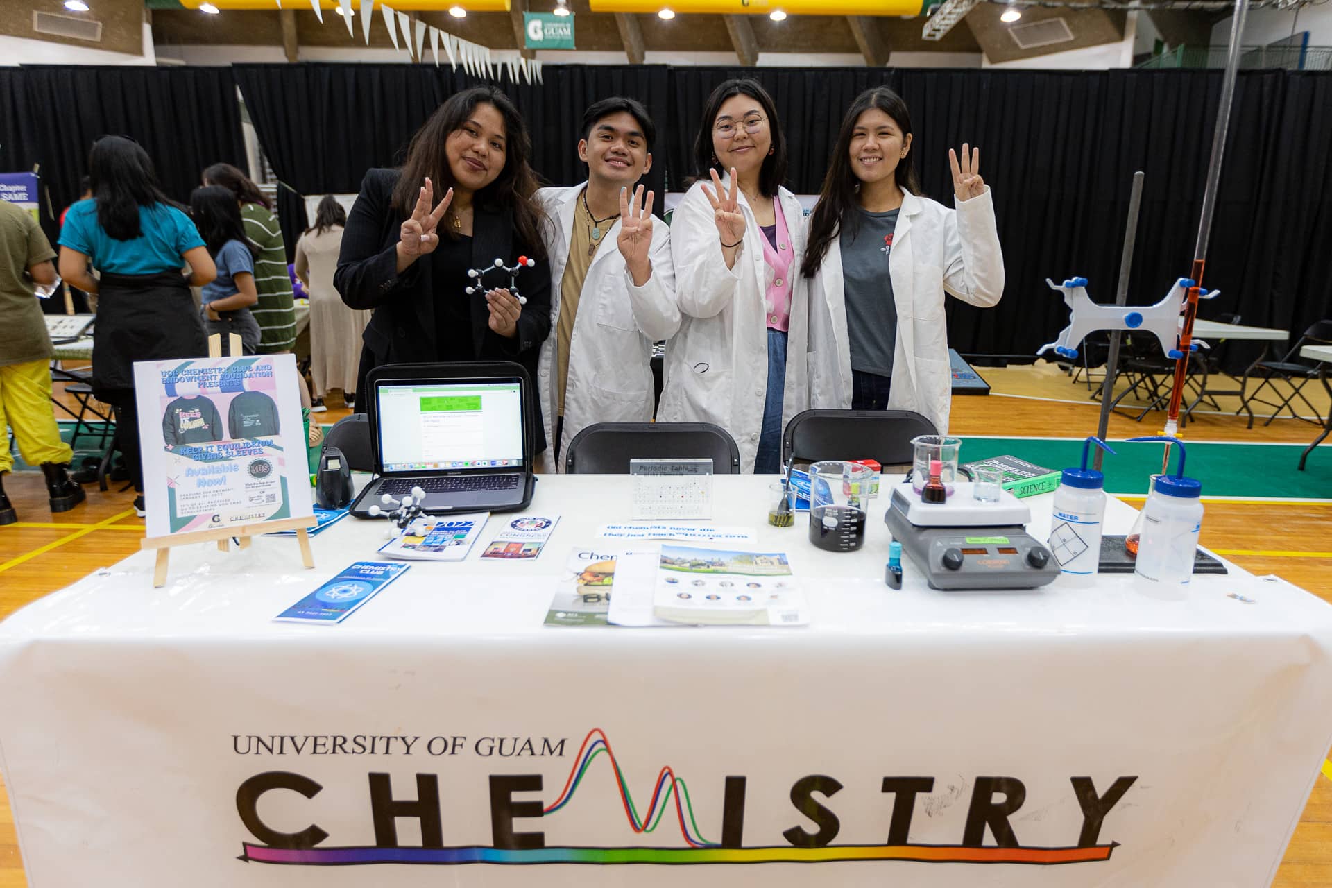 Members of the UOG Chemistry club