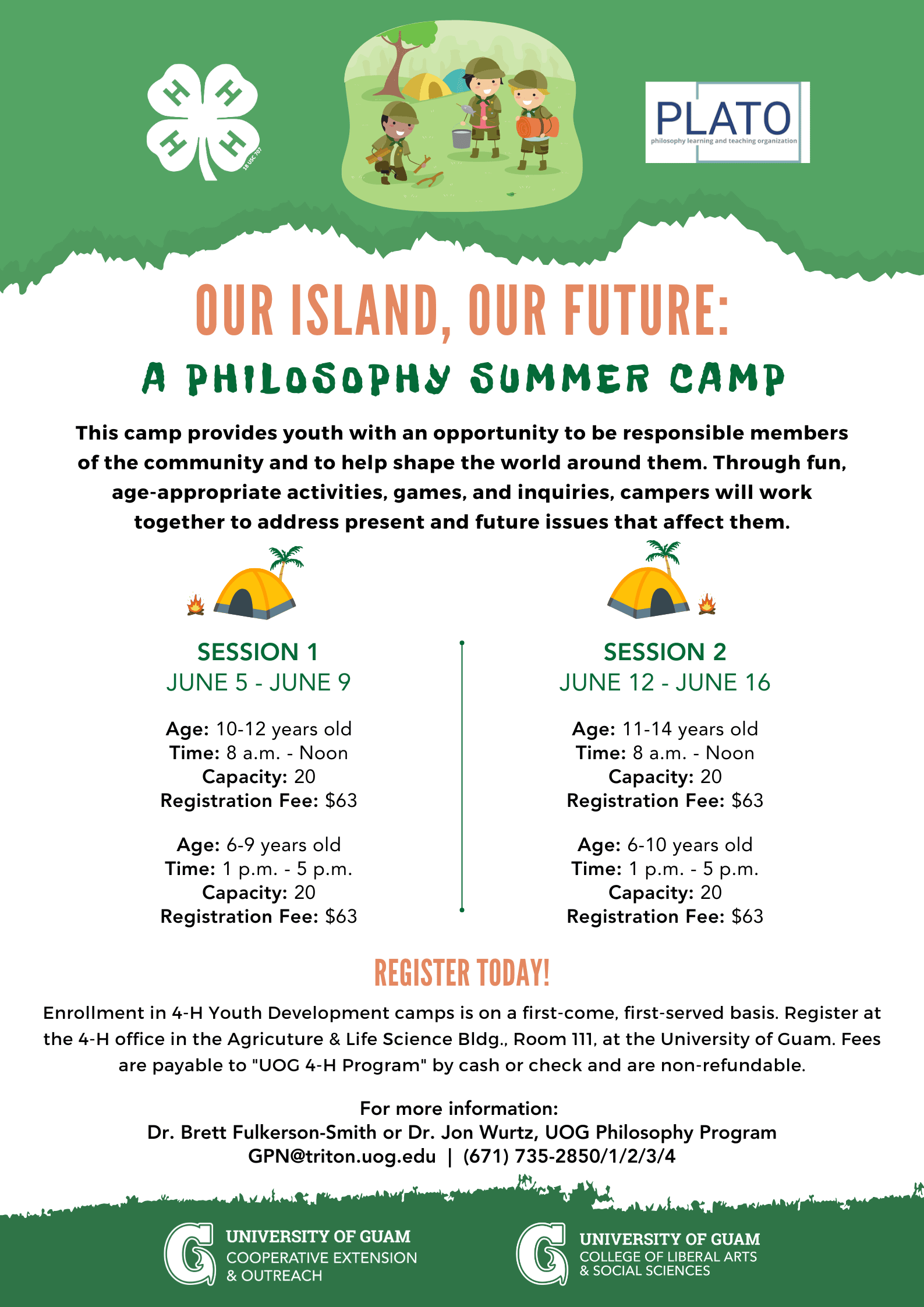 Philosophy Summer Camp flyer