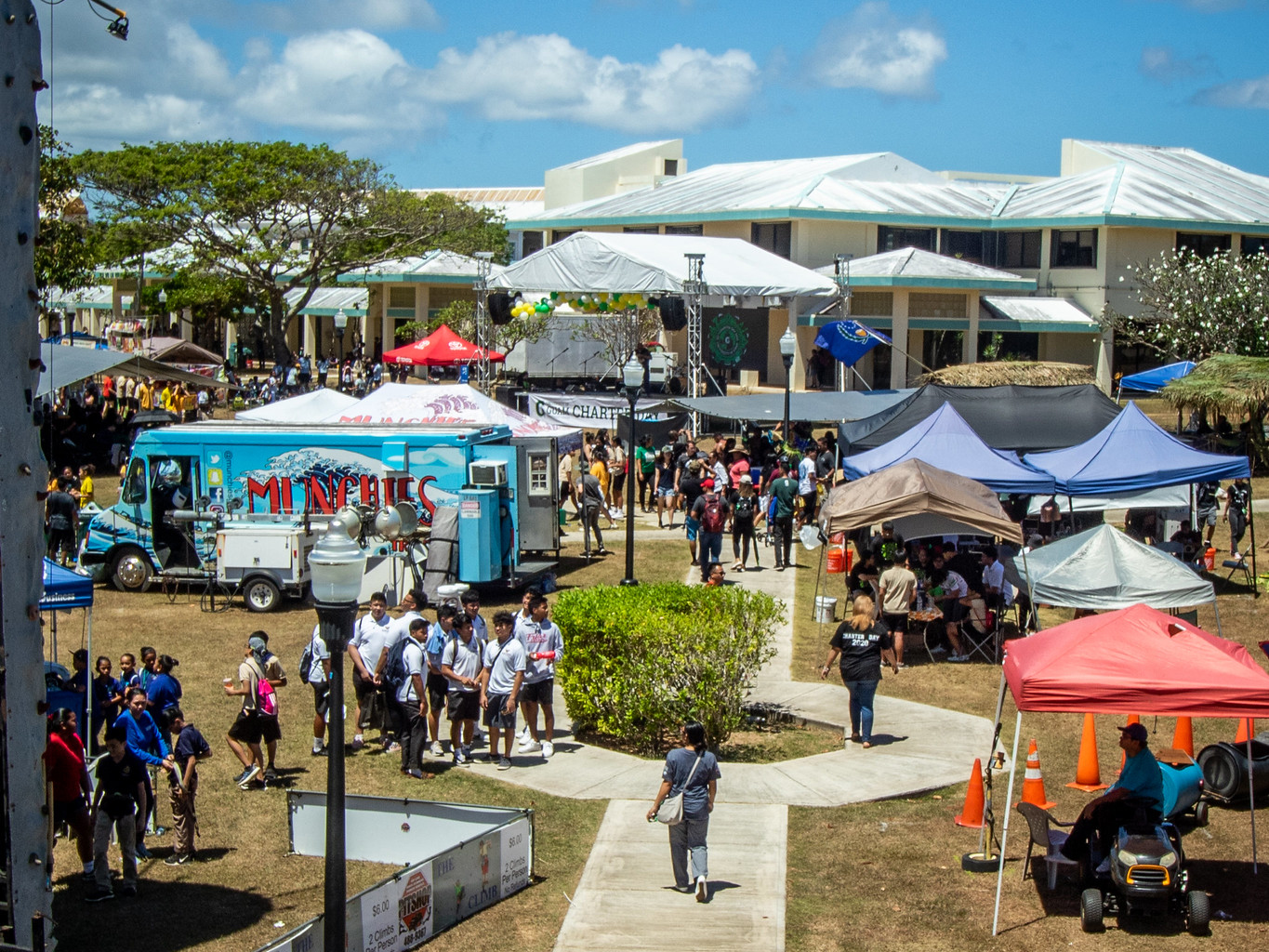 Crowd during Charter Day Event at UOG