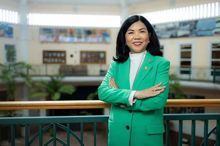 Dr. Anita Borja Enriquez begins her term as the 12th President of the University of Guam.