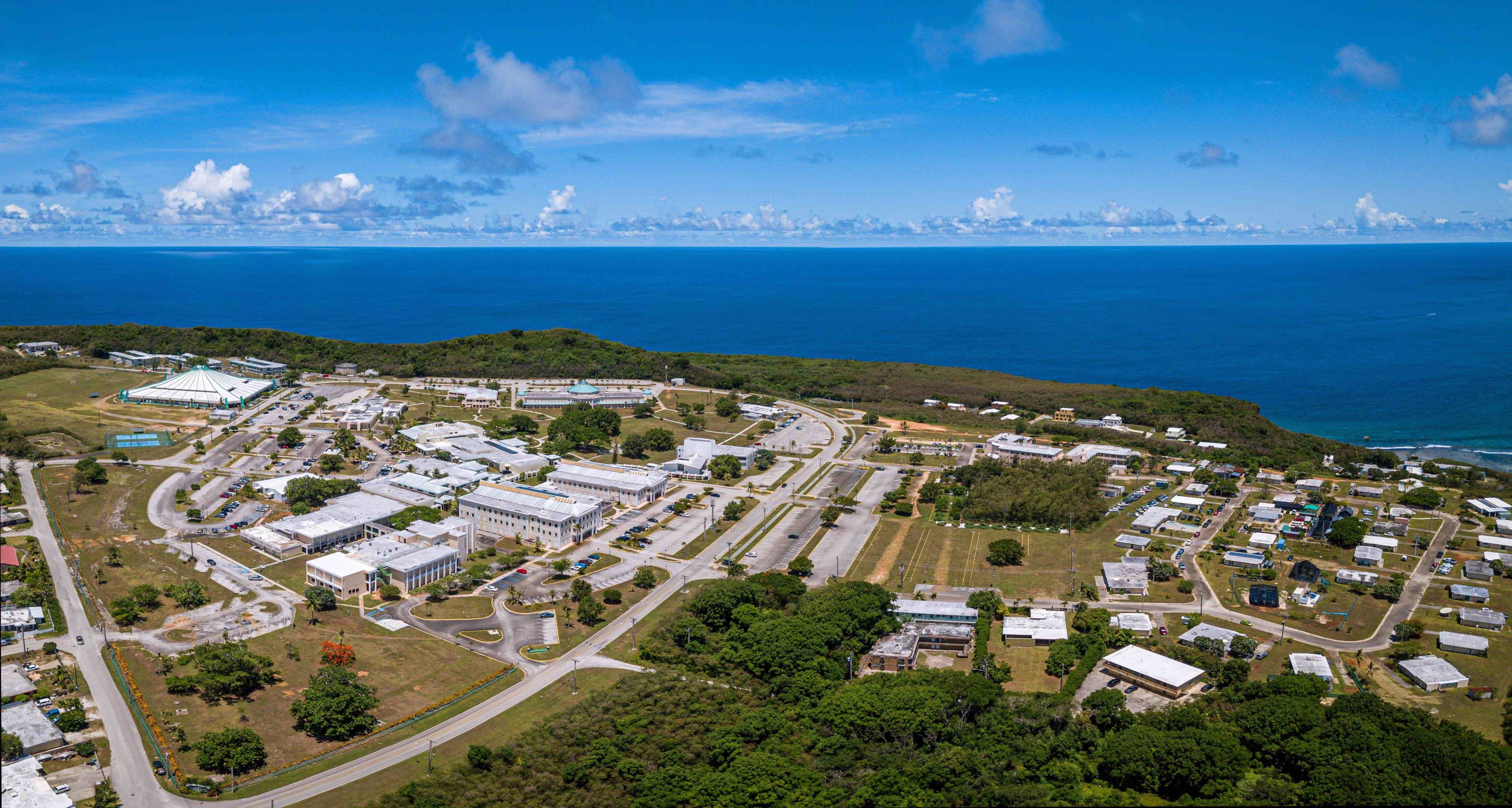 UOG campus aerial shot