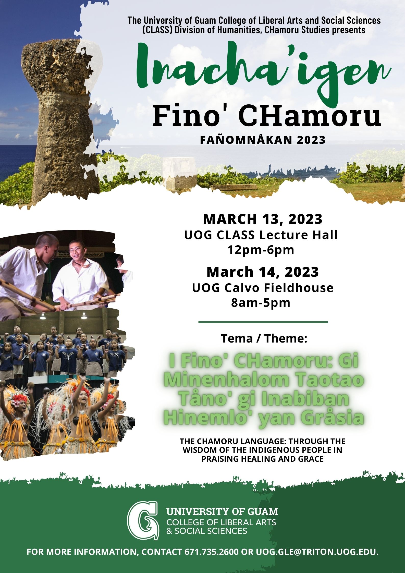 Inachaigen Fino CHamoru flyer