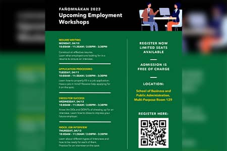 Spring 2023 Employment Workshop Flyer