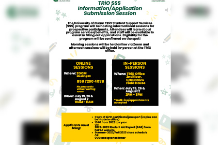 TRIO information session flyer