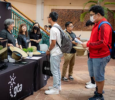 Photo of job fair attendees