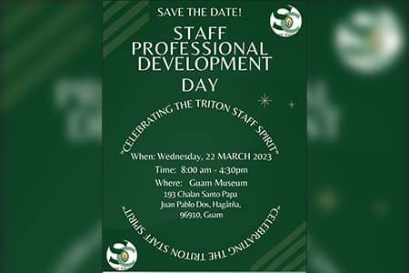 UOG Staff Professional Development Day Flyer