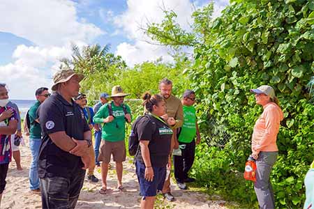 Eight U.S. insular areas met in Guam to share practices in managing invasive species. 