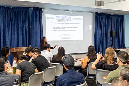 Ann Dela Cruz speaks on 3D Printing Concrete as Ann affordable solution to Guam’s housing needs