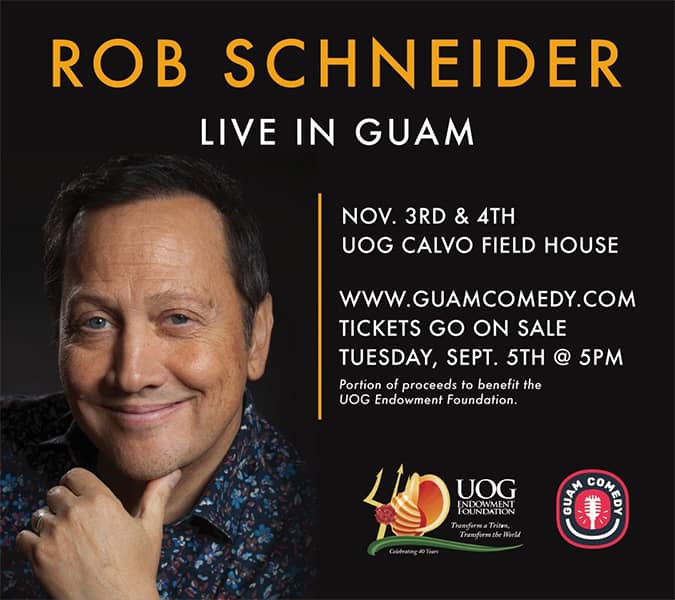 Rob Schneider performance flyer