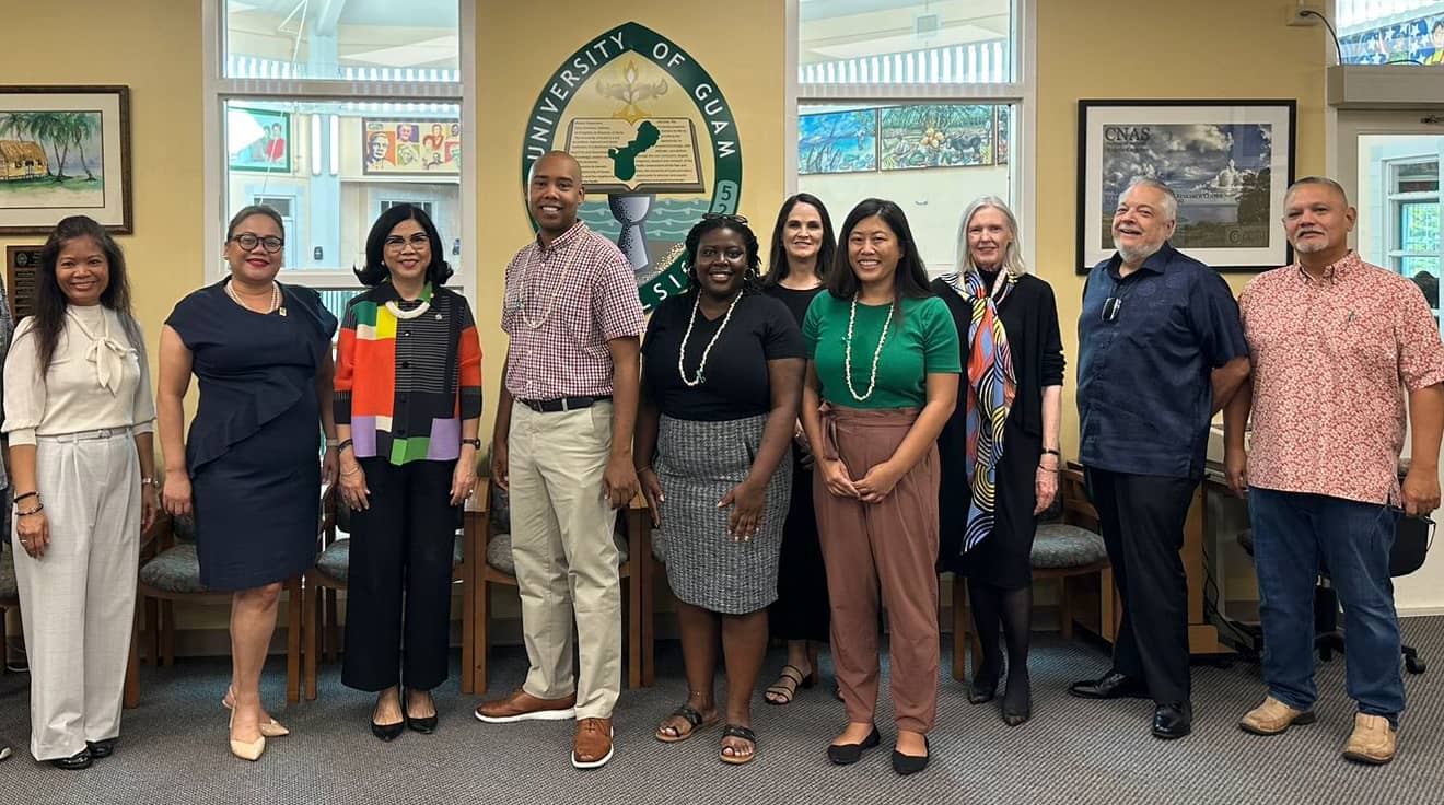 Representatives from the U.S. Agency for International Aid (USAID) and the U.S. Department of State visited the University of Guam