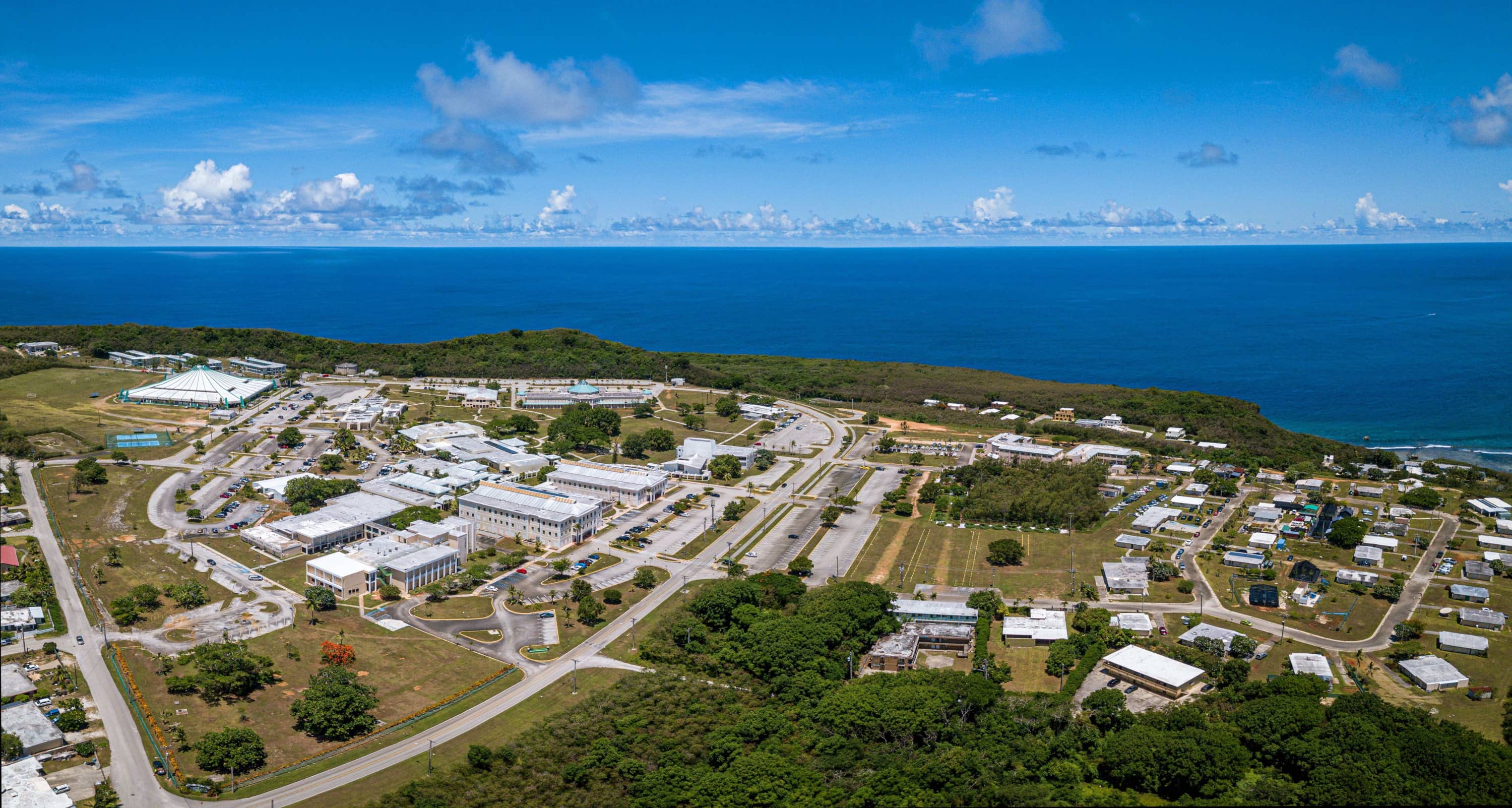 UOG campus aerial view