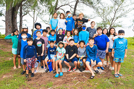Group photo of summer campers