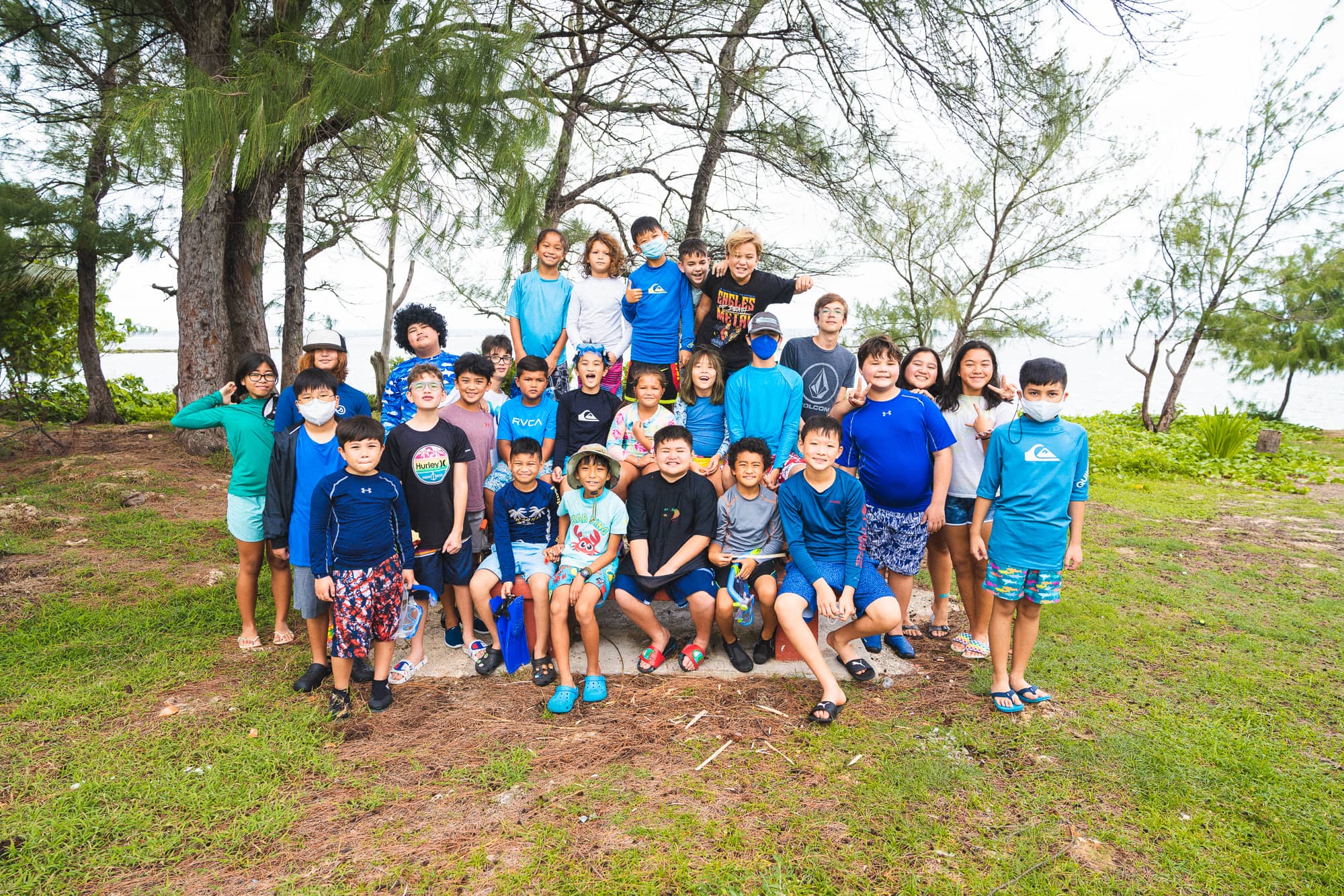 Group photo of summer campers