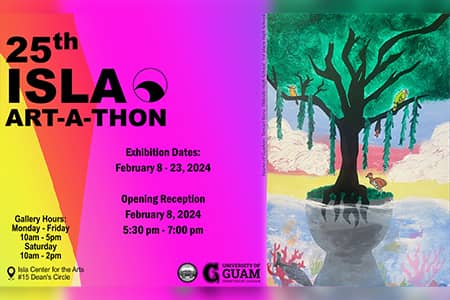 25th Isla Art-A-Thon poster showcasing “Fauna of Guahan” artwork
