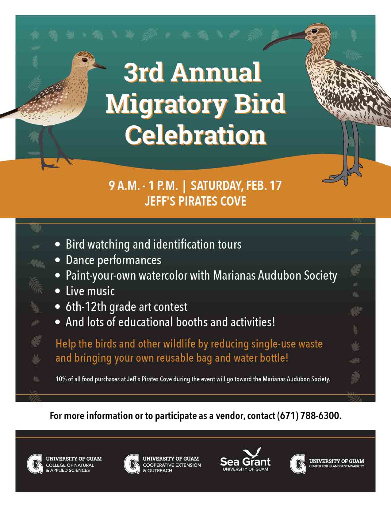 Flyer for Migratory Bird Celebration 