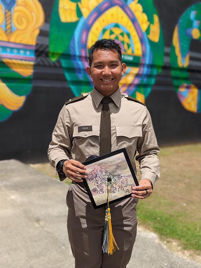 UOG Senior Army ROTC alumnus 2LT Lidio Fullo