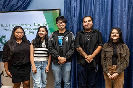 UOG students and Pacific Northwest National Laboratory interns pose for a photo