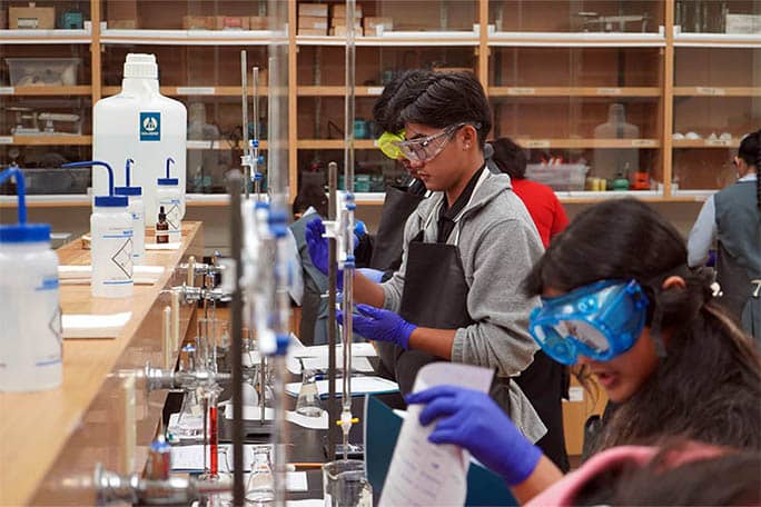 Tiyan High School students compete in UOG Chemistry Titration Competition