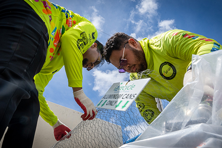 Two members of G3 Conservation Corps