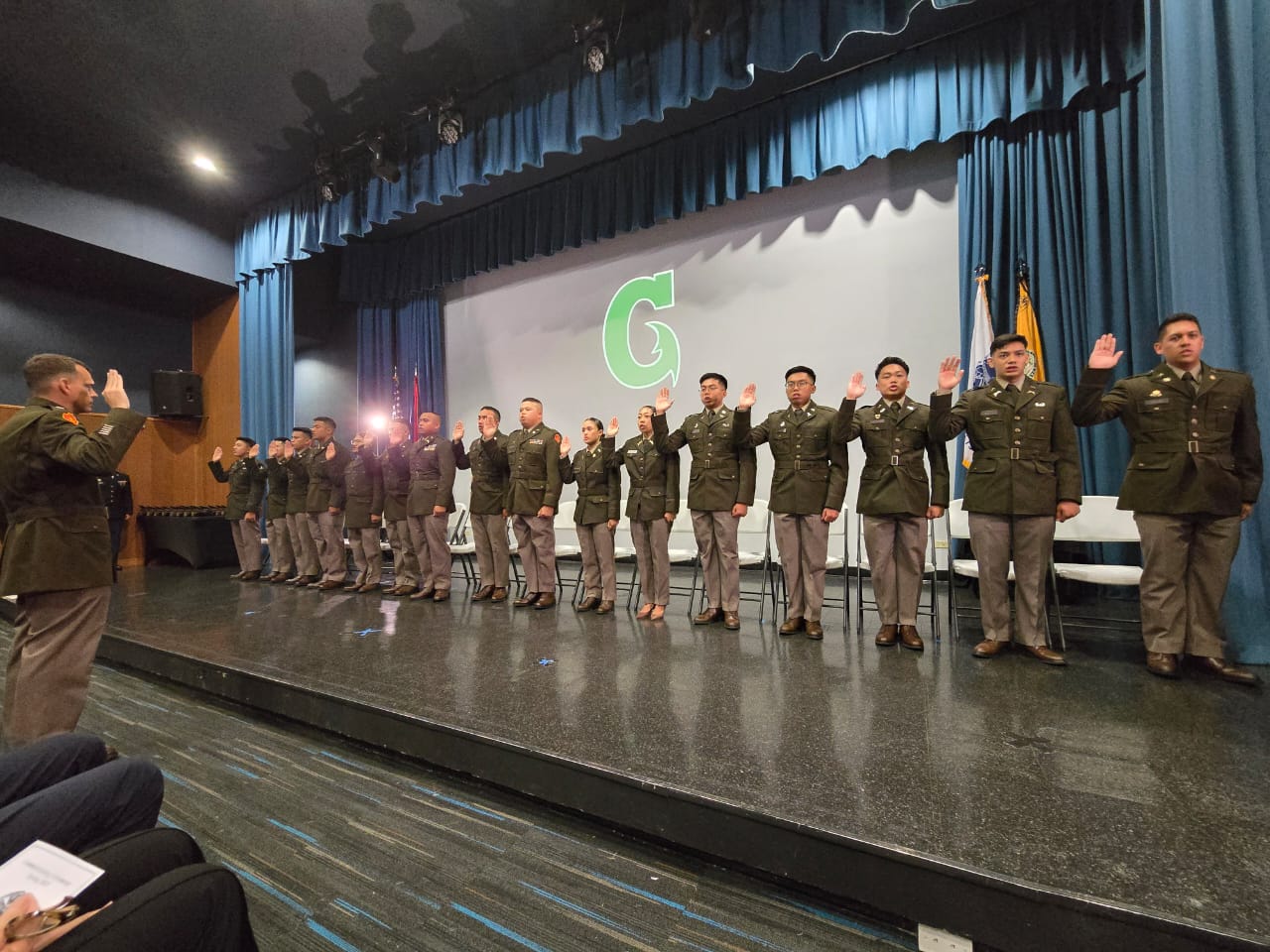 Sixteen University of Guam Senior Army ROTC cadets