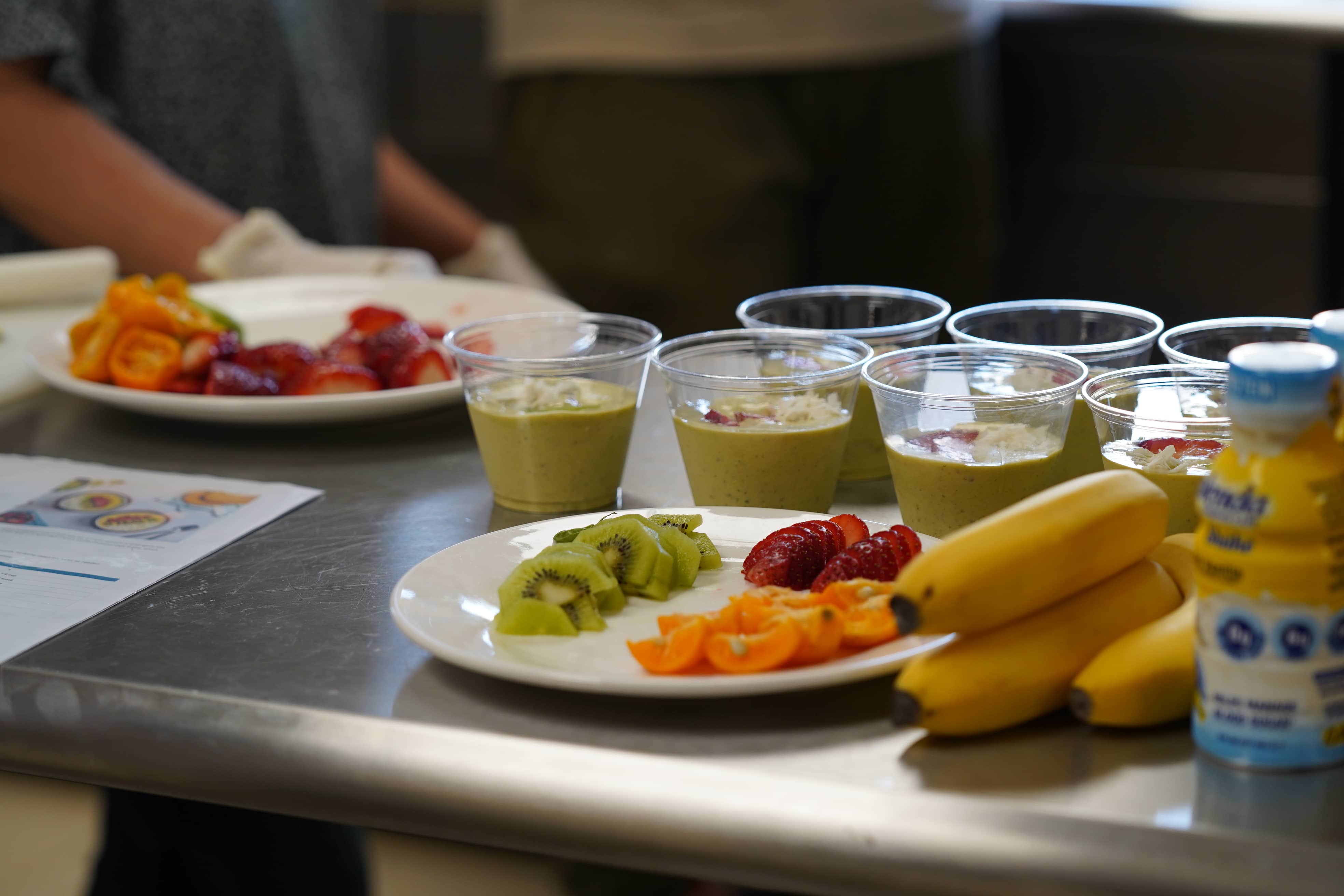 Green smoothie bowls with non-dairy sources are on the menu in the Let’s Cook Diabetes Workshop Series 