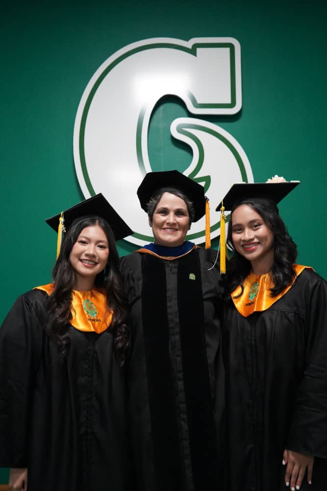 Co-Valedictorians with CNAS Dean