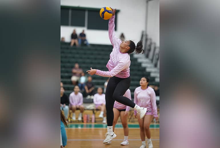 Nieha Chen jump spikes ball