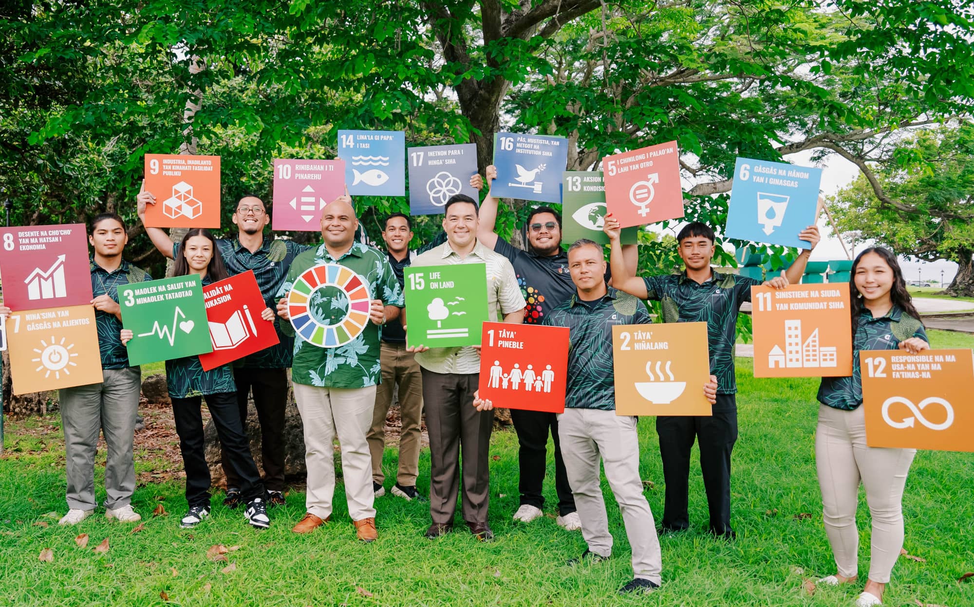 The inaugural cohort of the Guam Green Growth GROW Corps launched at the University of Guam.  The group will be working closely with the Guam Restoration of Watersheds Initiative to restore and reforest the Ugum Watershed.