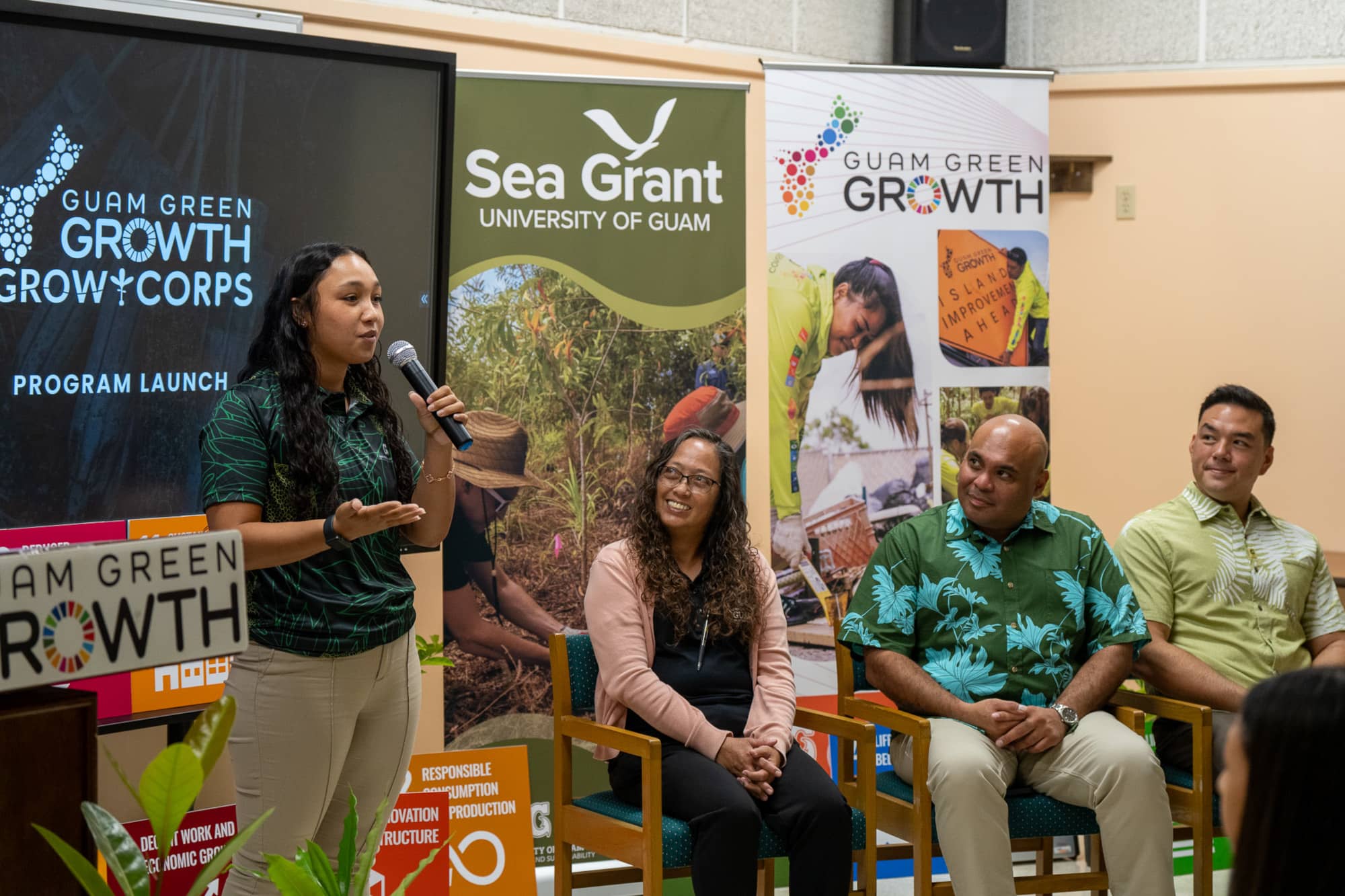 Guam Green Growth GROW Corps member Jove Root