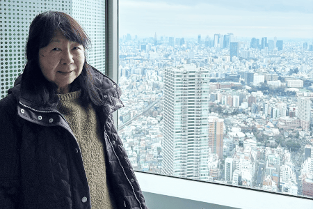 “The Order of the Rising Sun, Gold Rays with Rosette” was awarded to Dr. Toyoko Poong-Ja Kang