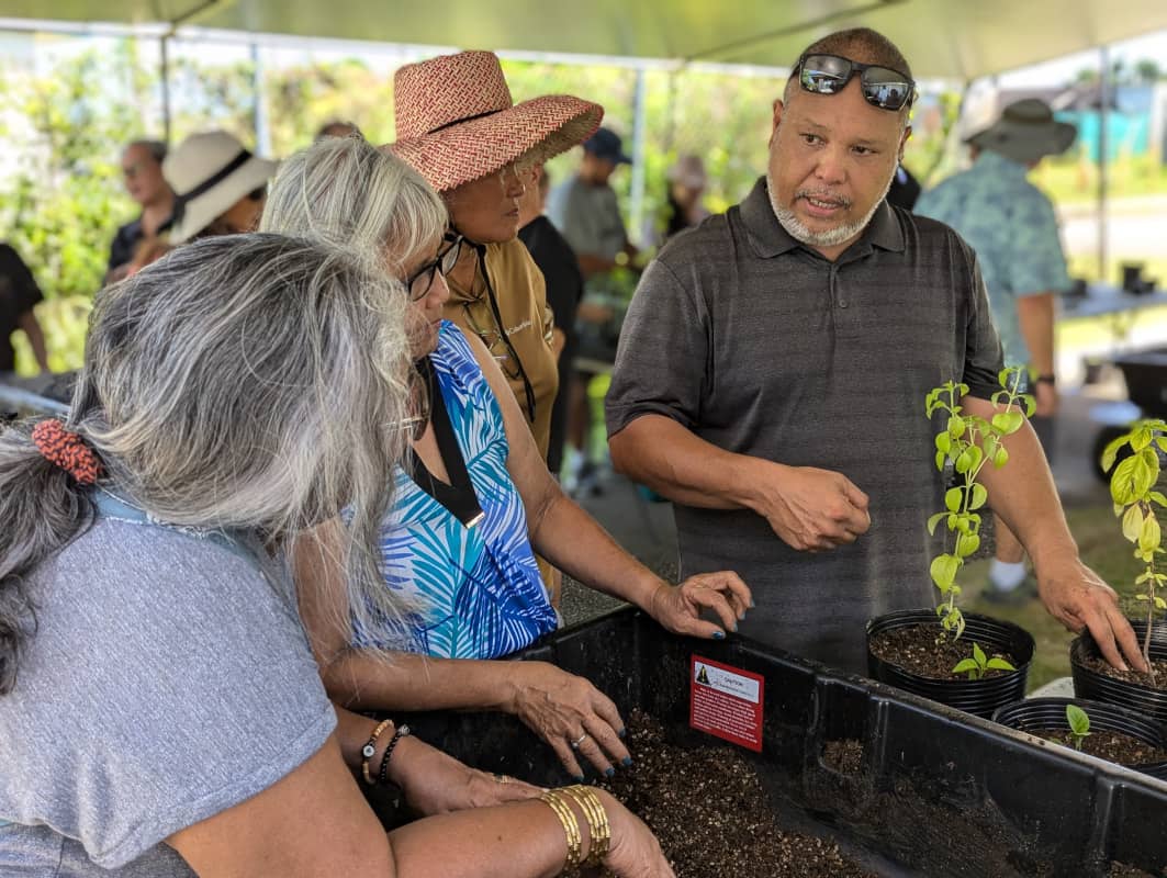 Mark Acosta and Guam residents