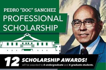 Applications open for Pedro Sanchez Scholarship