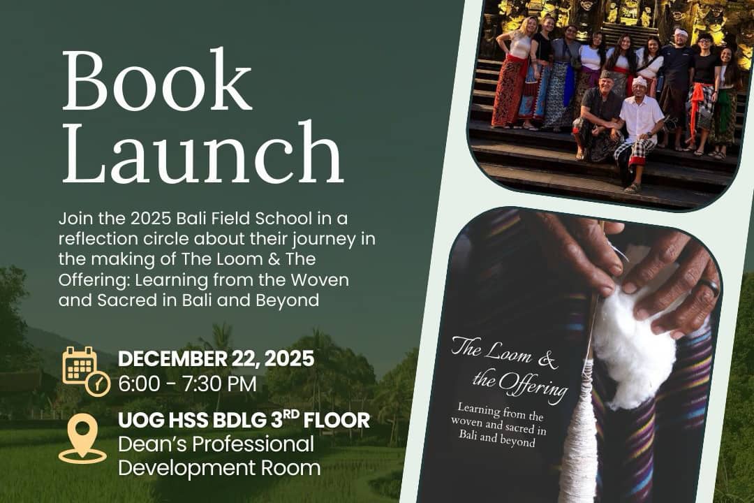 Book launch flyer