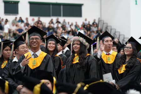 University of Guam students from the Class of Fanuchånan 2025
