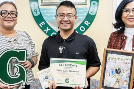 University of Guam student Raiki Ueda Leon Guerrero has been named the winner of the 2025 Triton Art Contest for his mixed-media piece “Believe.” The annual competition celebrates creativity, community, and the Triton spirit, highlighting how UOG students express compassion and collaboration through art.