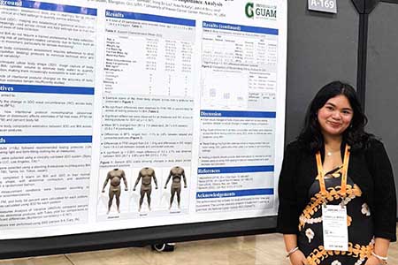 Danielle Balmores made her first presentation at a major conference — and came home with an award. 